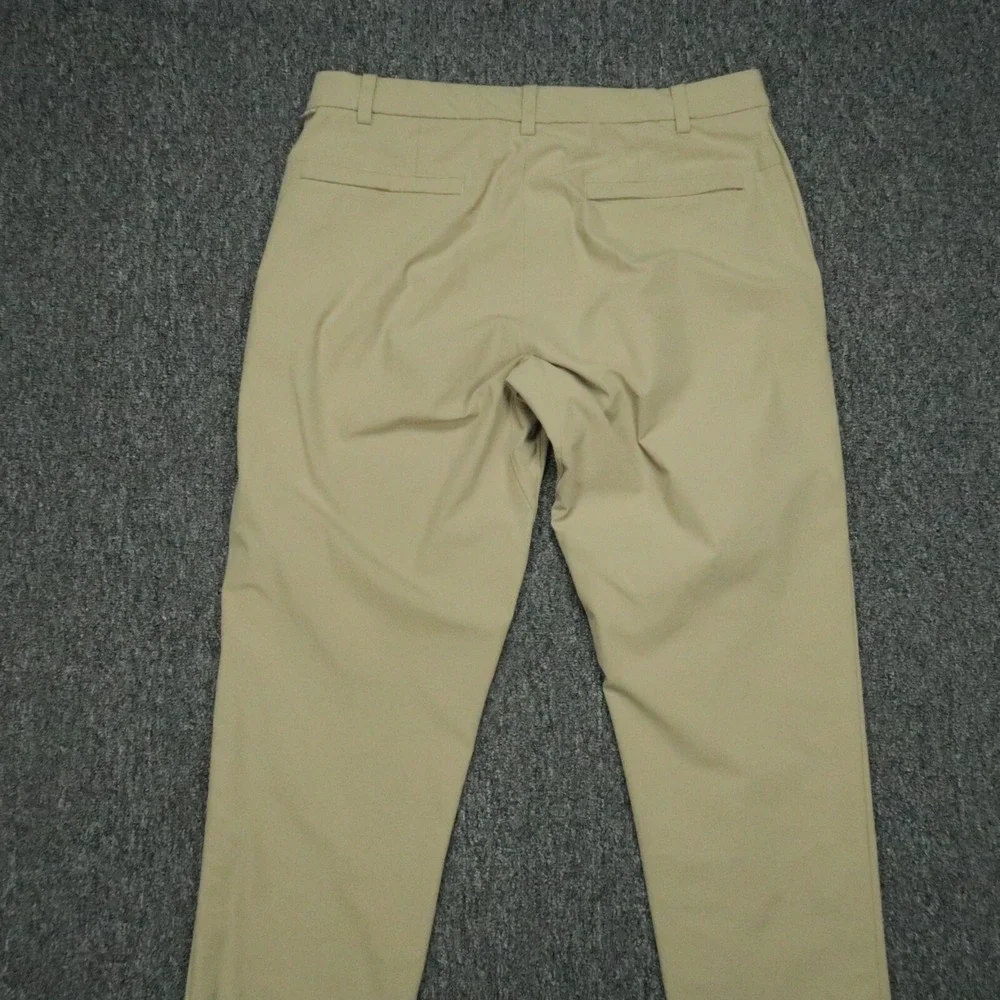 Lululemon Pants Men 34x33 Khaki‎ Tan Commission Classic Warpstreme Chino Trouser